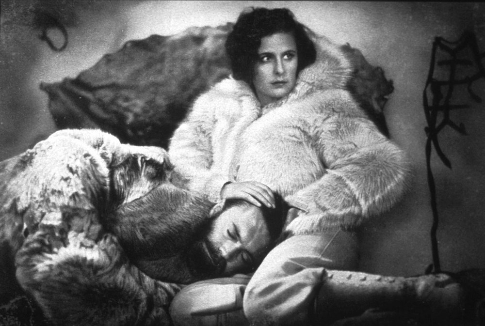 Still of Gustav Diessl and Leni Riefenstahl in S.O.S. Eisberg (1933)