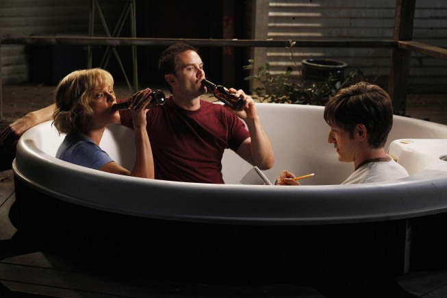 Still of Martha Plimpton, Garret Dillahunt and Jimmy Lucas in Mazyle Houp (2010)