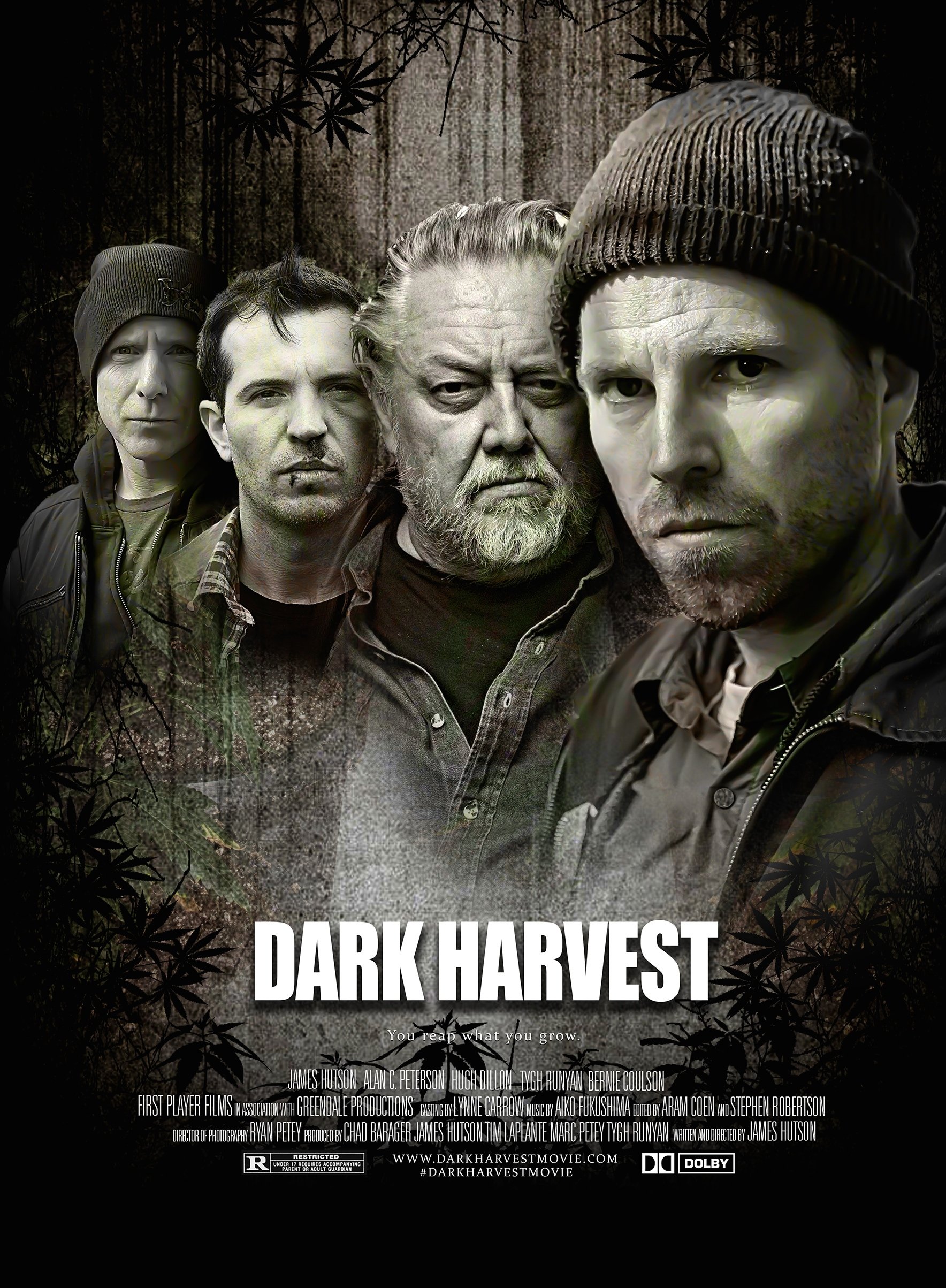 Alan C. Peterson, Hugh Dillon, James Hutson and Tygh Runyan in Dark Harvest (2015)