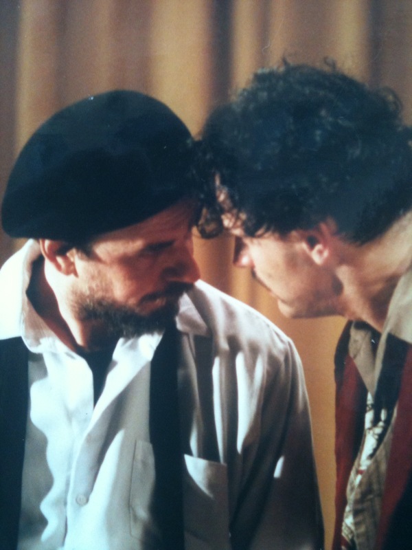 Jack Dimich as 'XX' and Zarko Lausevic as 'AA' in EMIGRANTS by Slawomir Mrozek