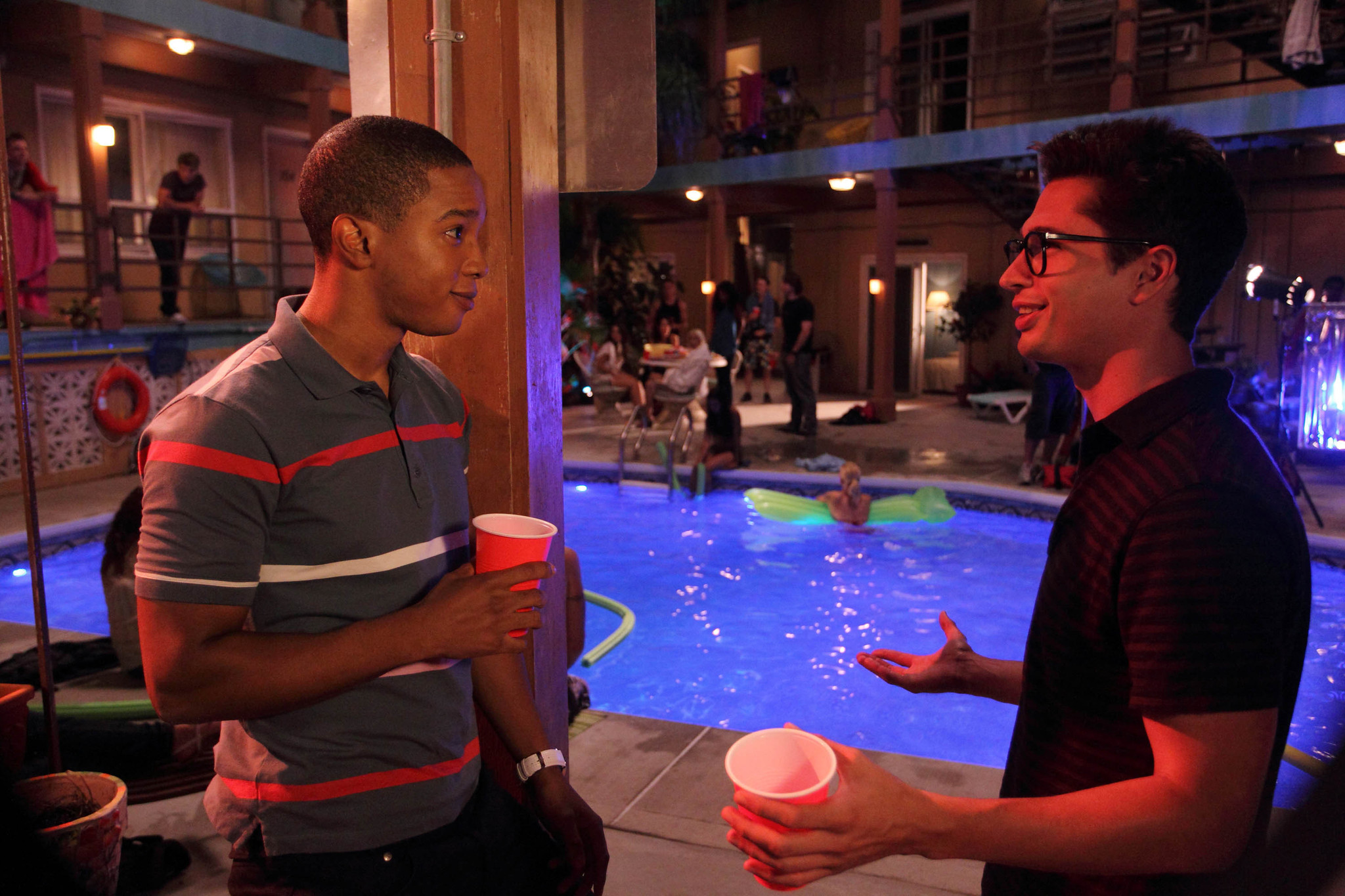 Joe Dinicol and Benjamin Charles Watson in The L.A. Complex (2012)