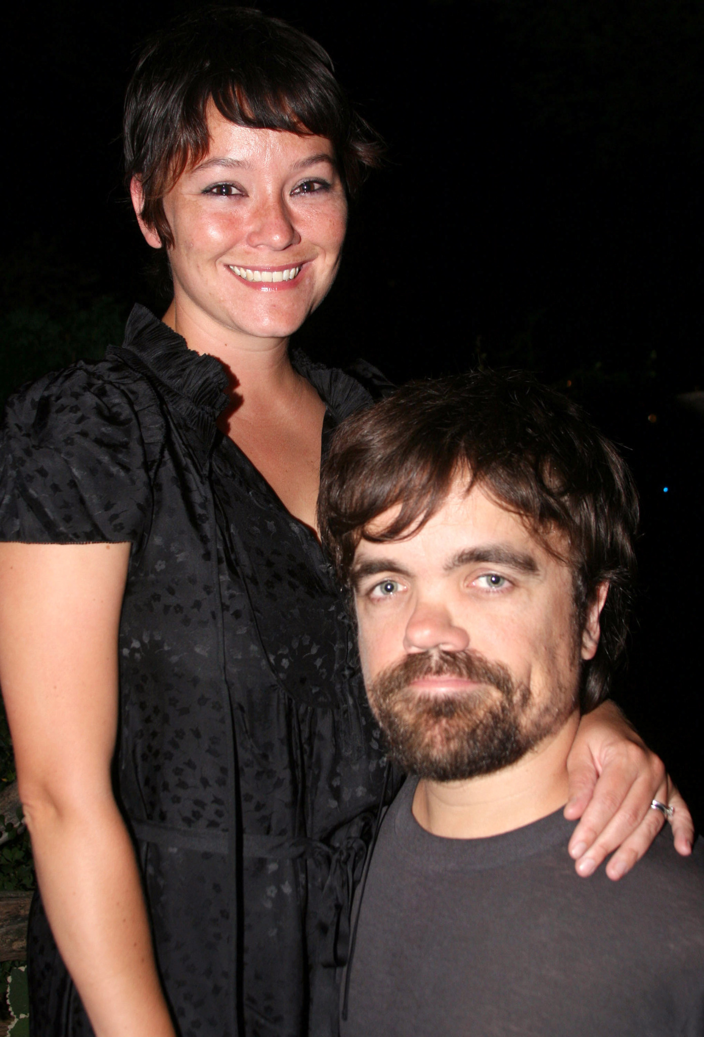 Peter Dinklage and Erica Schmidt