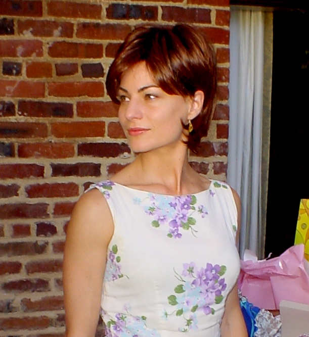 Traci Dinwiddie, as Julia, on the set of 