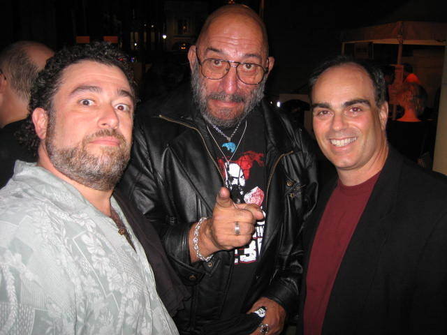 Night of the Living Dead 3D premiere, Egyptian Theater, Hollywood. Mark Sikes, Sid Haig and Robert DiTillio.