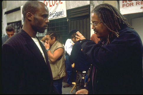 Ernest R. Dickerson and DMX in Never Die Alone (2004)