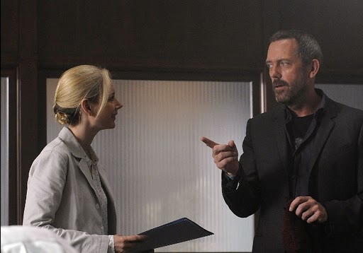 Still of Megan Dodds and Hugh Laurie in House M.D. 