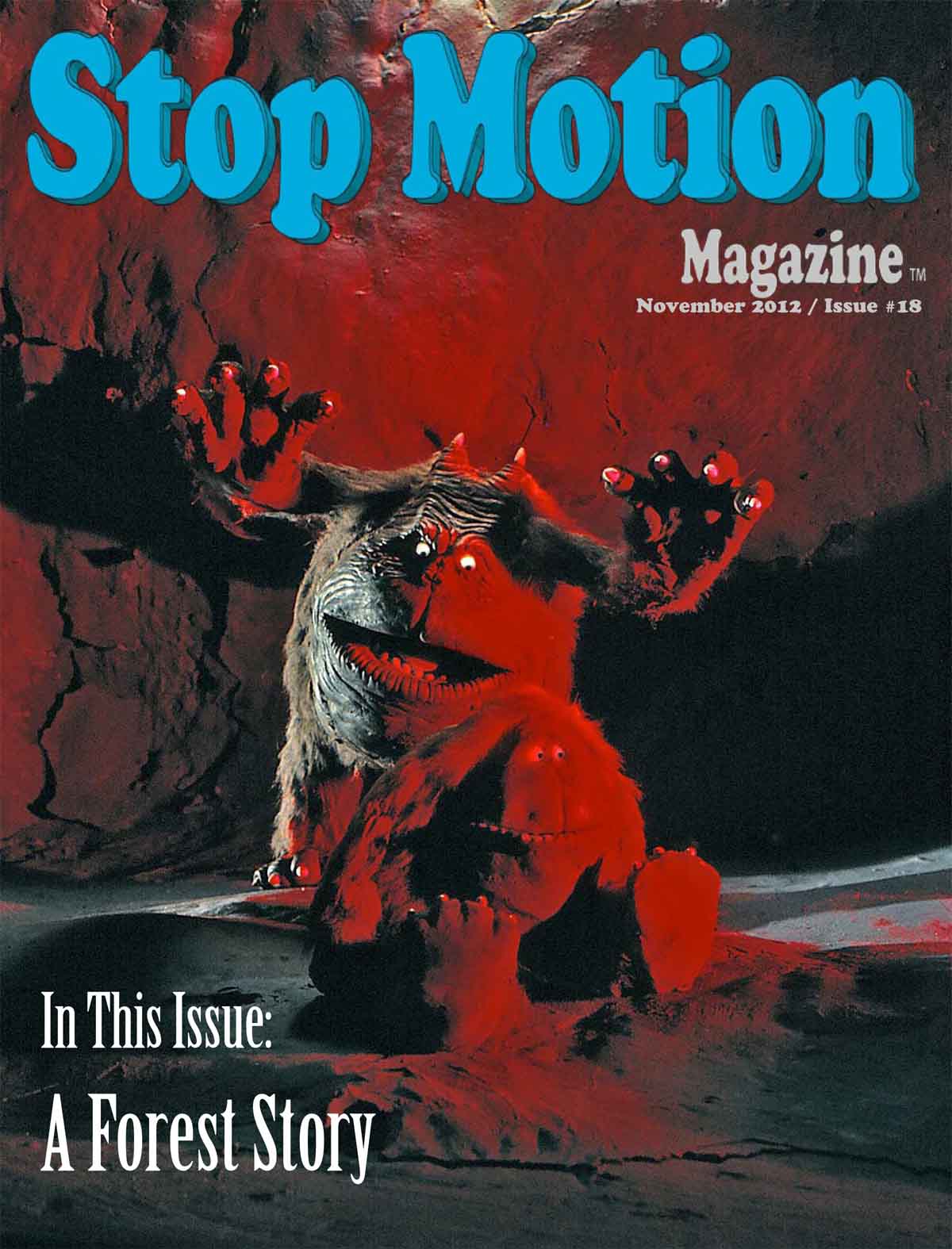 Sto-Motion Magazine cover story about John Dods animated short 