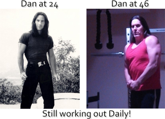 Dan Doherty working out at 46