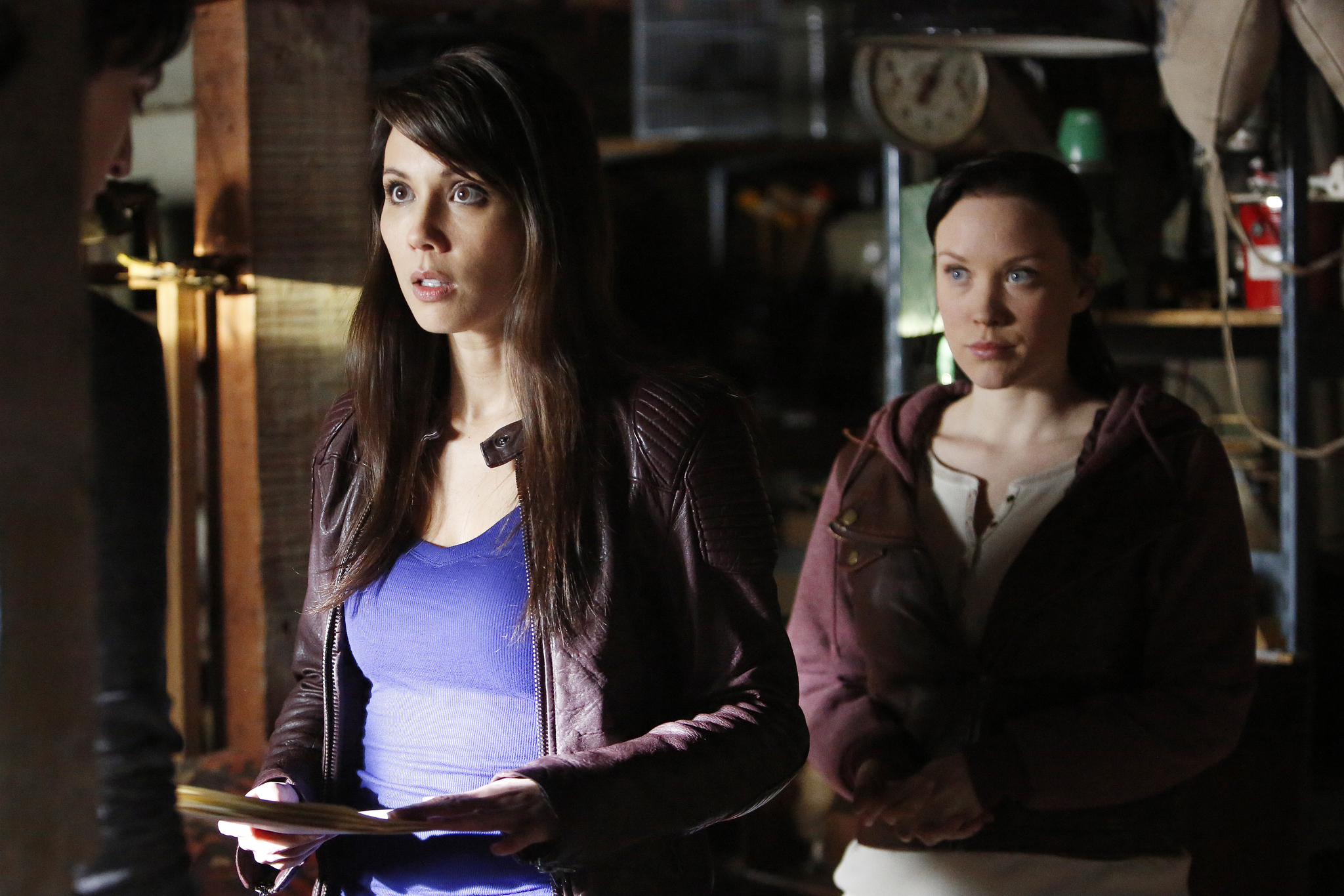 Still of Lexa Doig and Laci J Mailey in Continuum (2012)