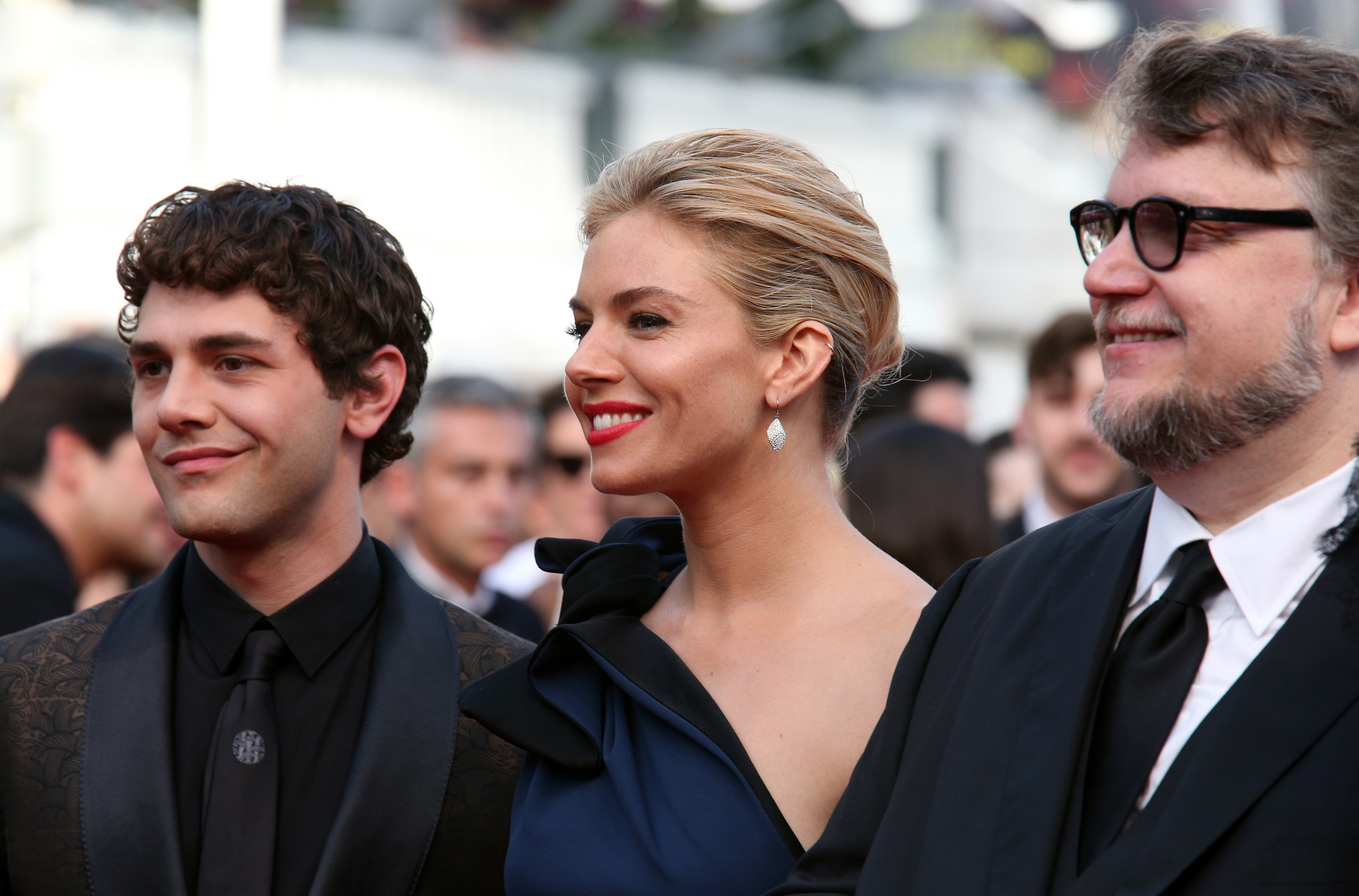 Xavier Dolan, Guillermo del Toro and Sienna Miller