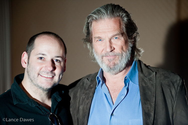 With Jeff Bridges (Los Angeles, 2011)