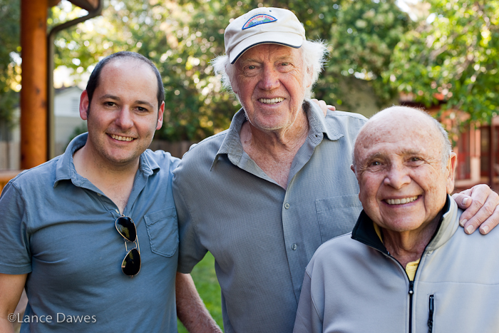 With Ronny Cox and Lynn Stalmaster in Los Angeles (2011)