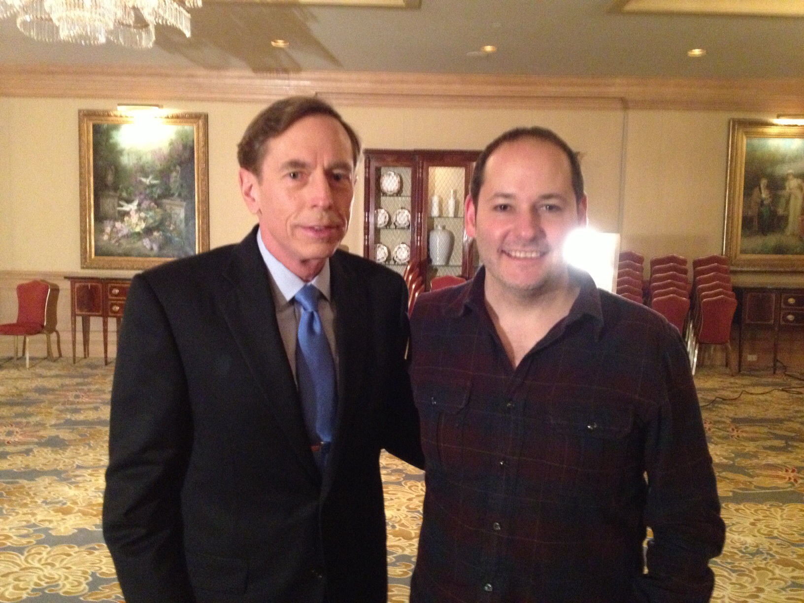 With General David Petraeus, April 2013