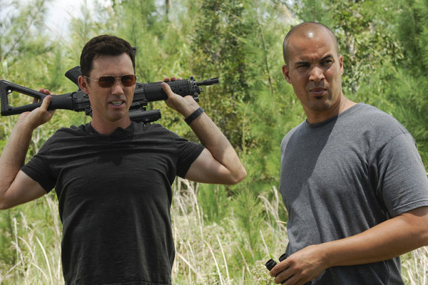 Still of Coby Bell and Jeffrey Donovan in Vilko bilietas (2007)