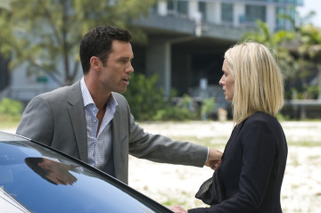 Still of Jeffrey Donovan and Katherine LaNasa in Vilko bilietas (2007)