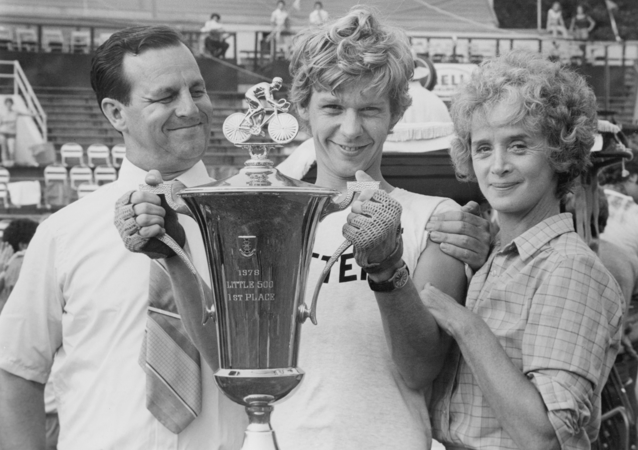 Still of Barbara Barrie, Dennis Christopher and Paul Dooley in Breaking Away (1979)