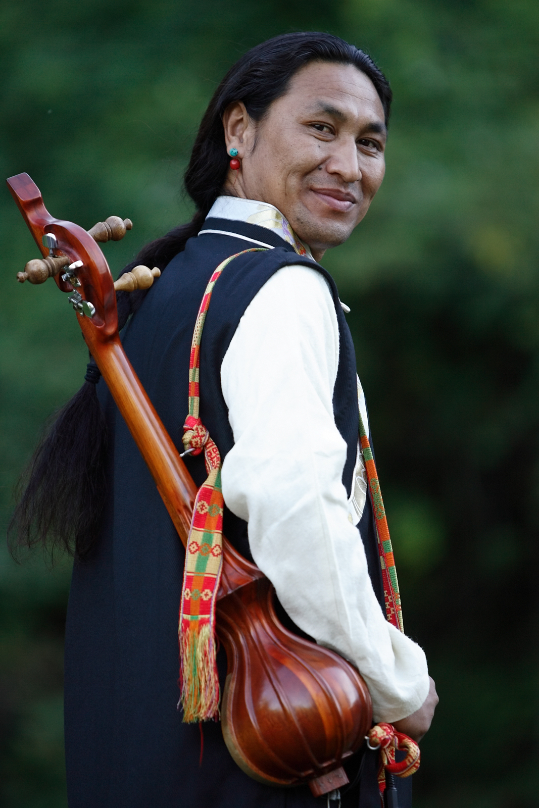 Tsering Dorjee bawa, way back from music concert in France, The Netherland and Belgium.