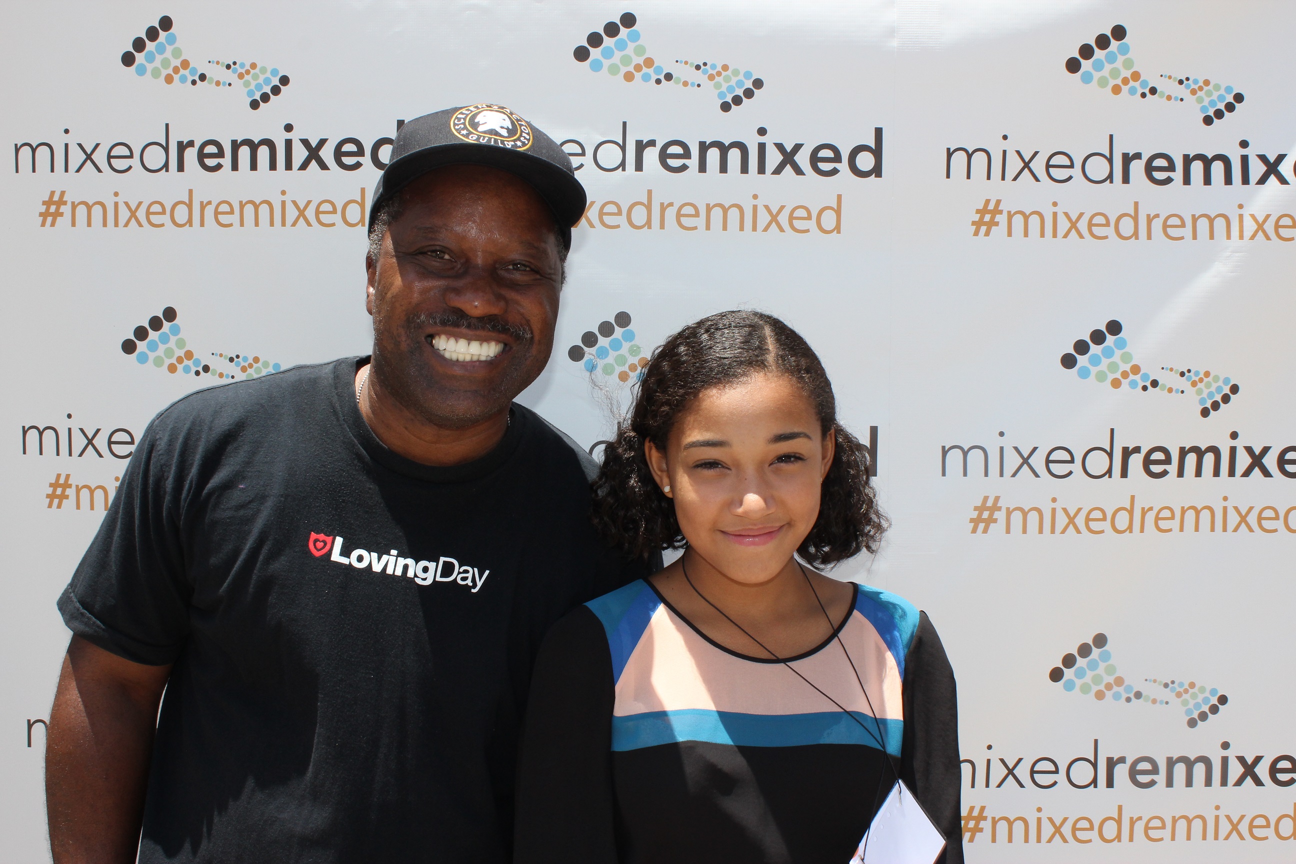 Actor-Writer, Nay K. Dorsey with actress, Amandla Stenberg of the movies 