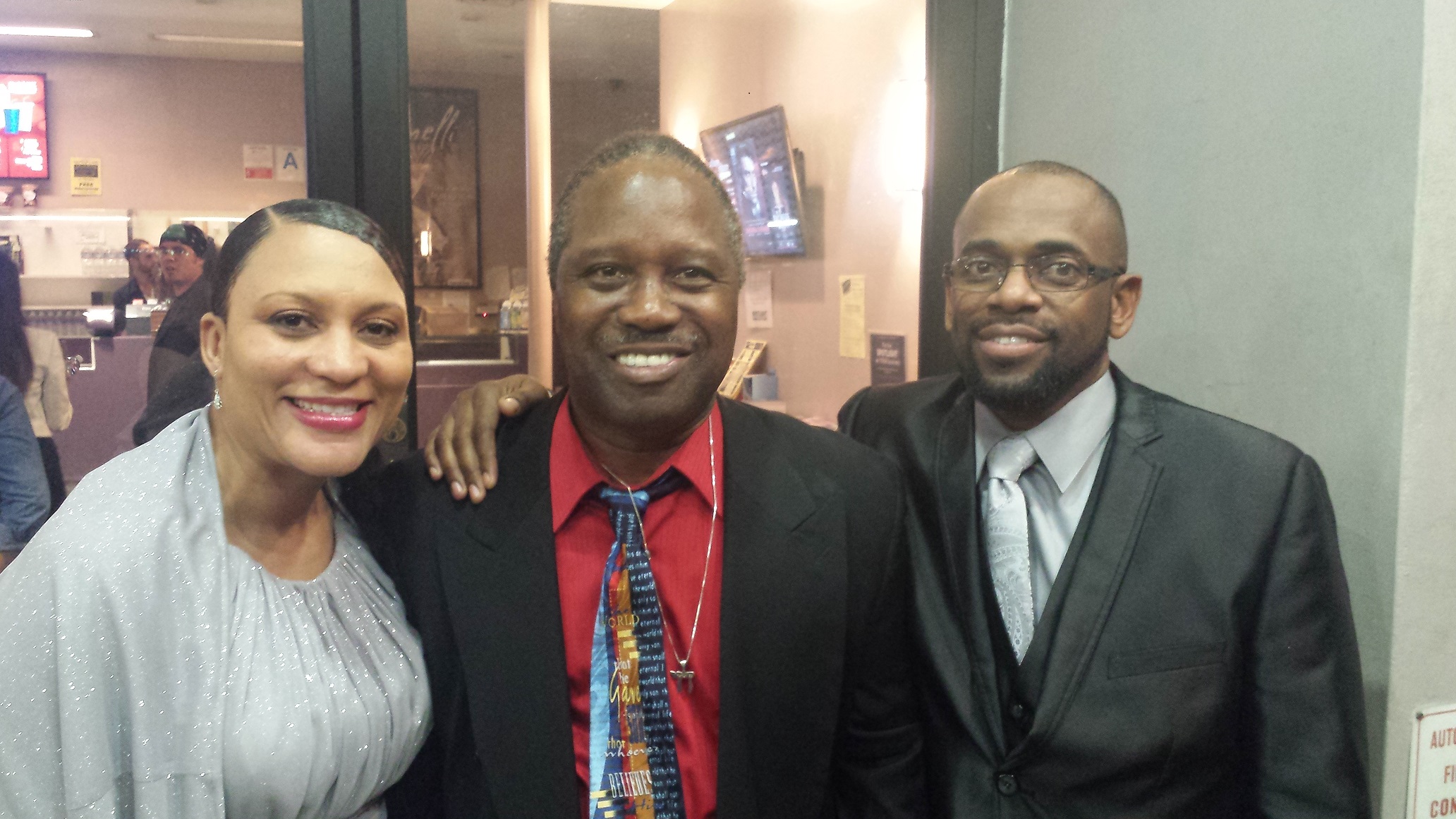 Dionne & Anthony with actor-writer, Nay K Dorsey at 