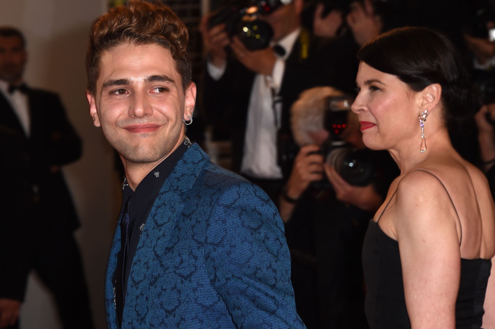 Xavier Dolan and Anne Dorval at event of Mommy (2014)