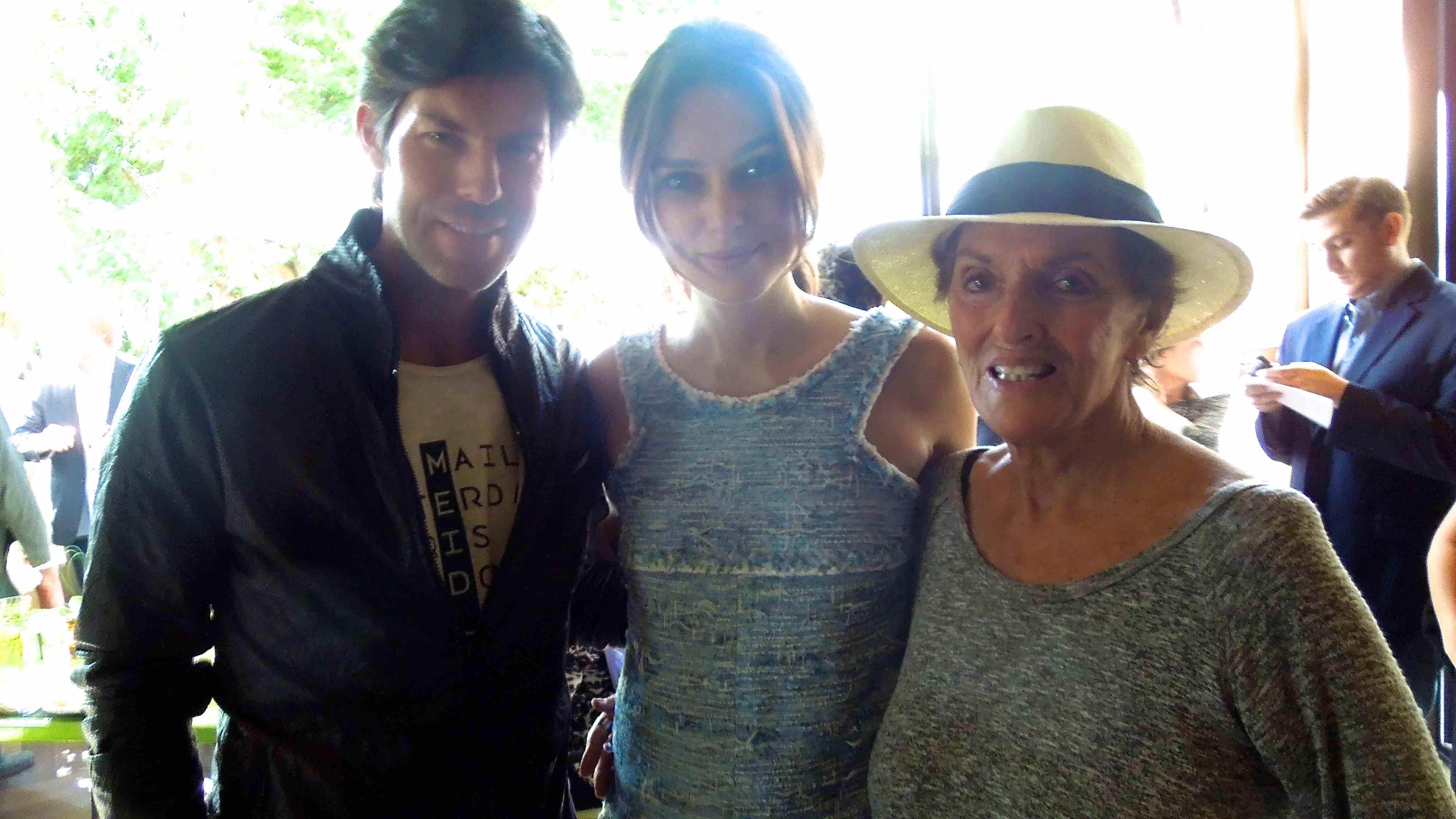 With Keira Knightley and former VP of Columbia Pictures Rosilyn Heller