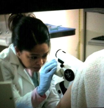 Anthonia Kitchen as Forensic Nurse in movie Trust.