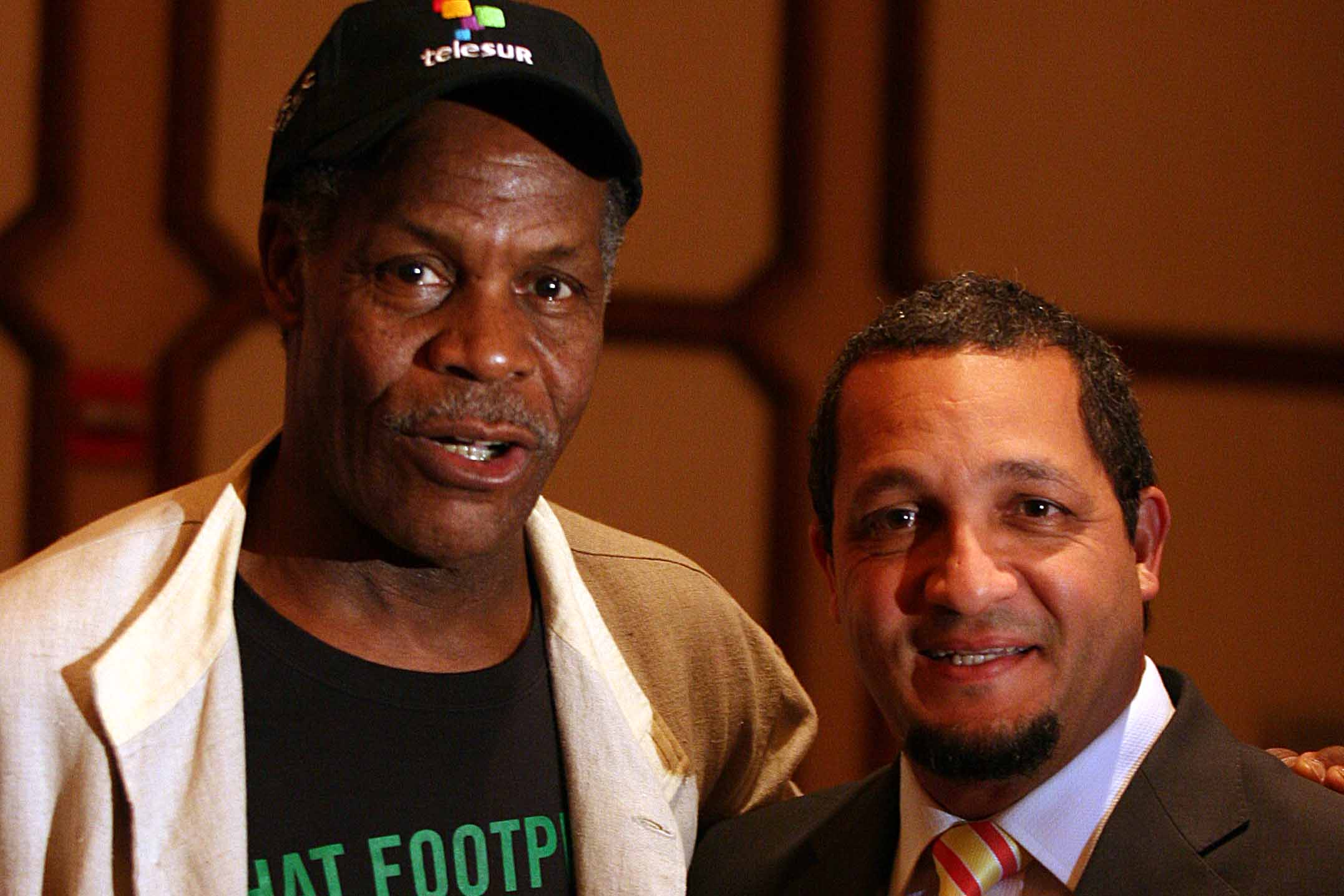 Richard Douglas with danny Glover in Venezuela