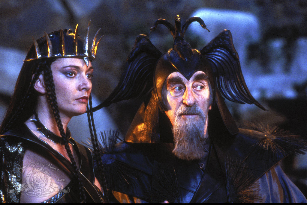 Still of Jeff Corey and Sarah Douglas in Conan the Destroyer (1984)
