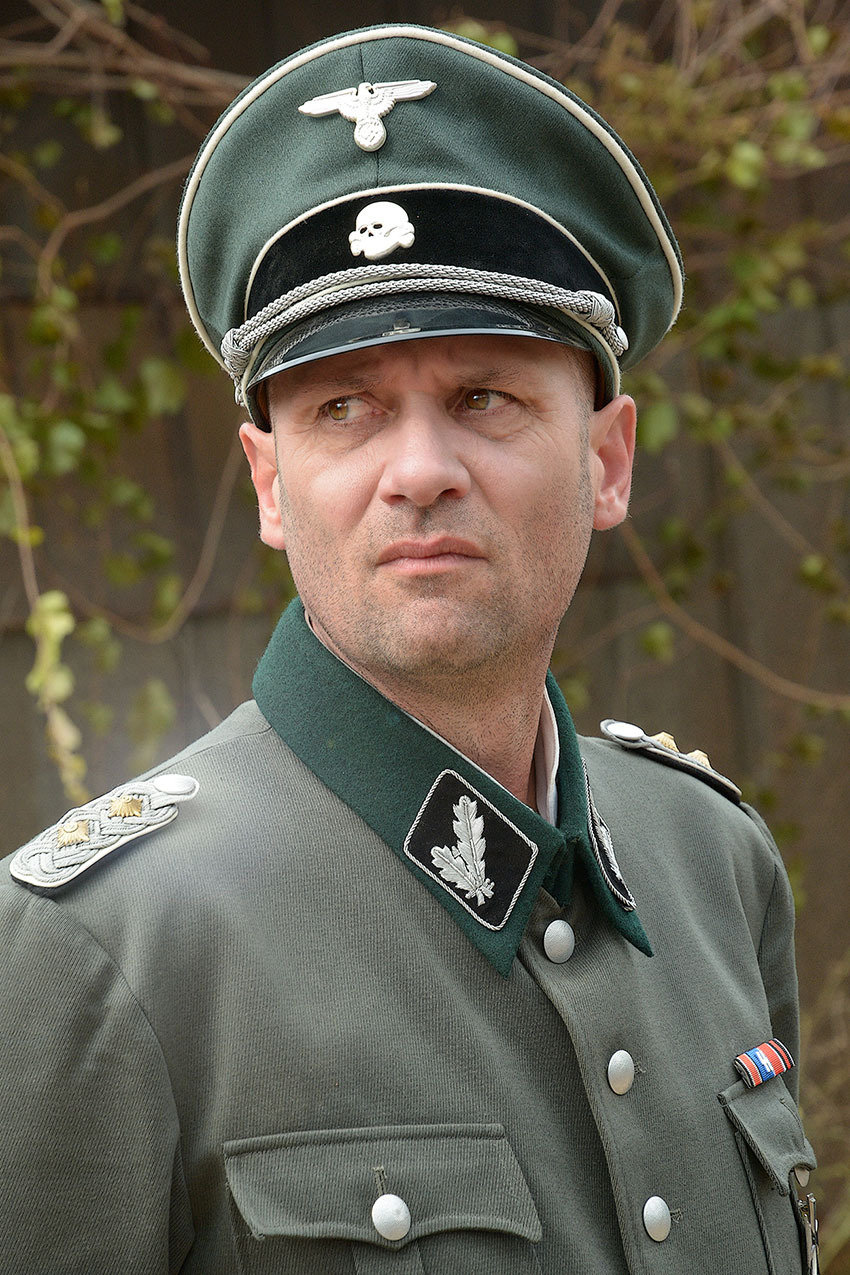 Tony Doupe as SS-Oberführer Hesse in the World War II film The Last Rescue.