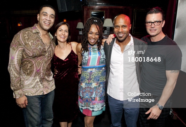 Harry Lennix, Albena Dodeva, Siedah Garrett, Danny Green and Thomas Arklie attend the Mr. Sophistication Screening and After Party in Hollywood.