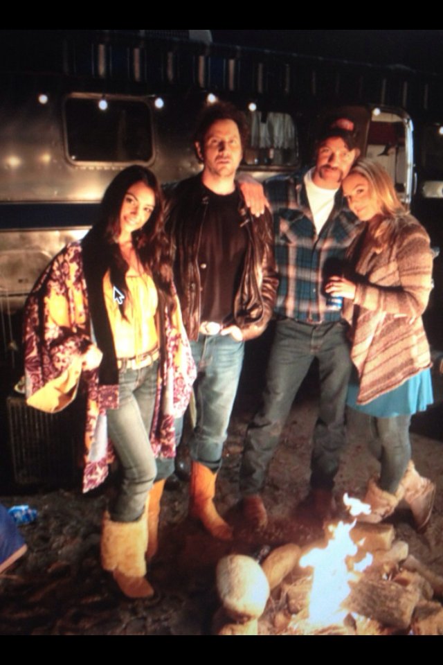 With my beautiful and talented movie wife Elisabeth Rohm and brilliant co-stars Jamie Kennedy and Adrian Kirk
