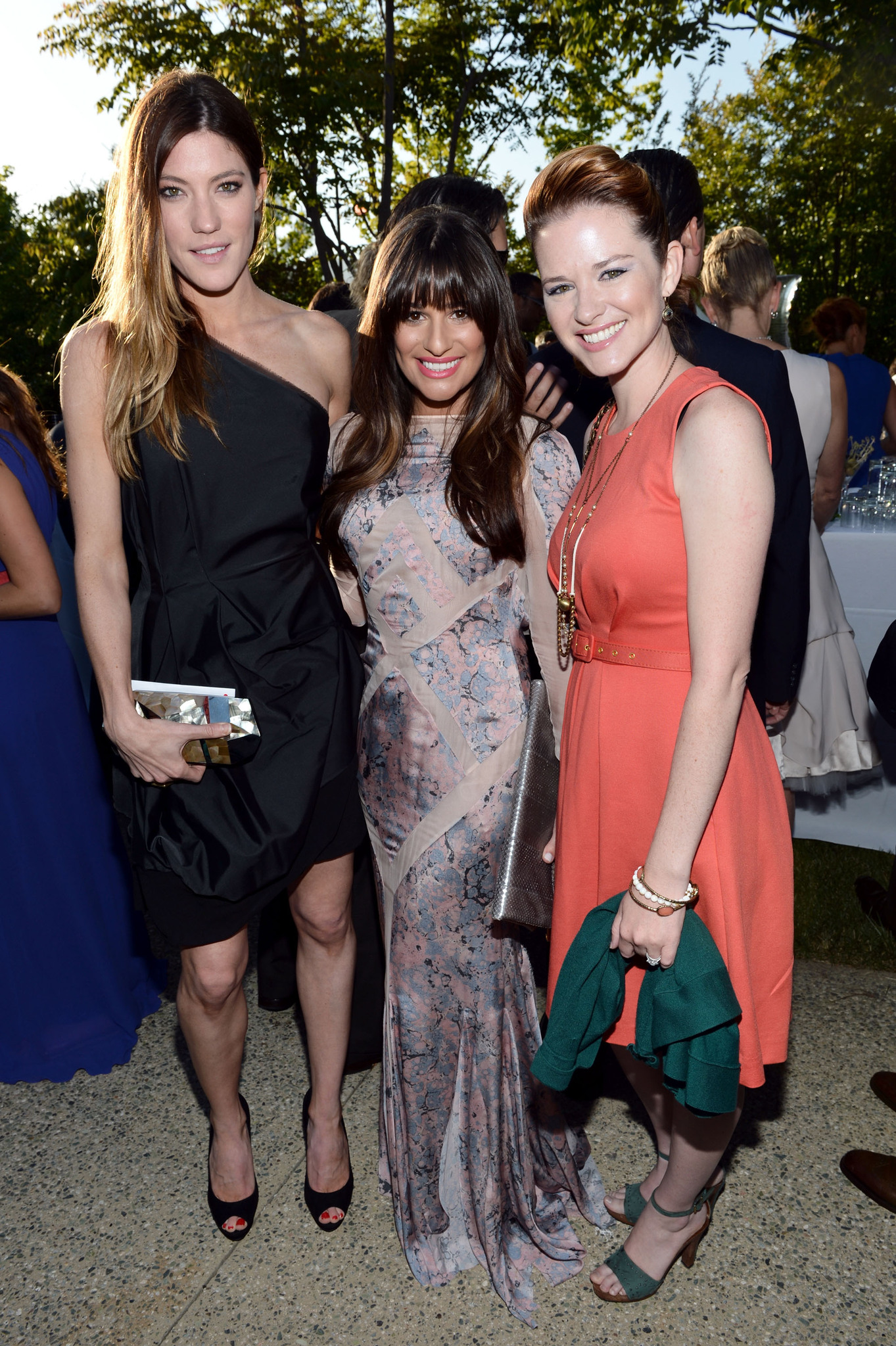 Sarah Drew, Lea Michele and Jennifer Carpenter