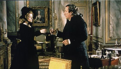 Still of Jean-Claude Dreyfus and Lucy Russell in L'anglaise et le duc (2001)