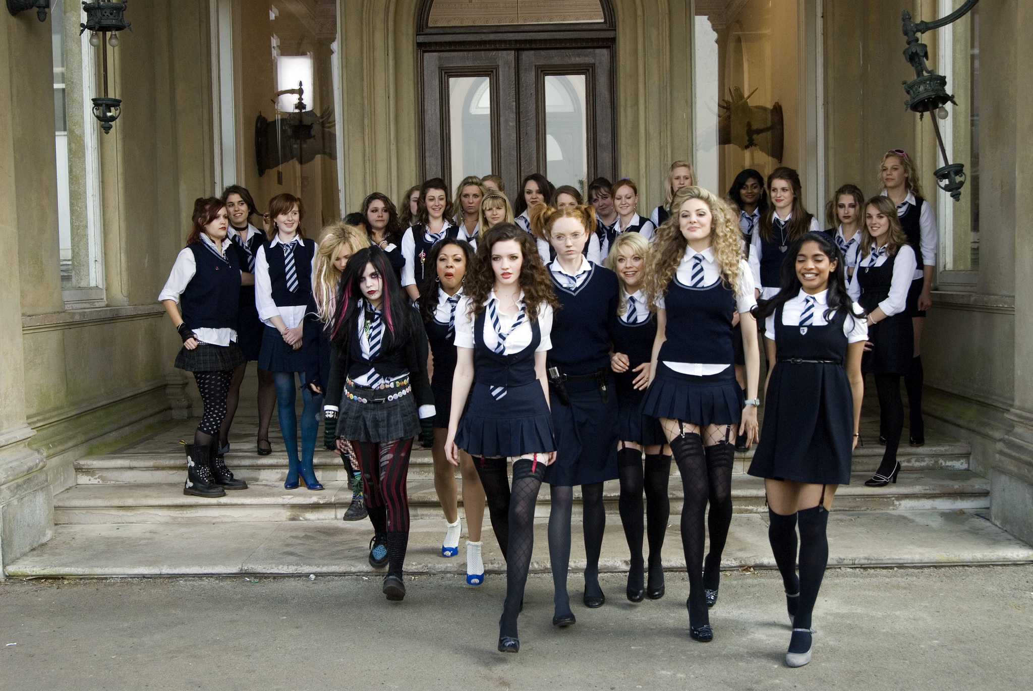 Still of Kathryn Drysdale, Antonia Bernath and Amara Karan in St. Trinian's (2007)