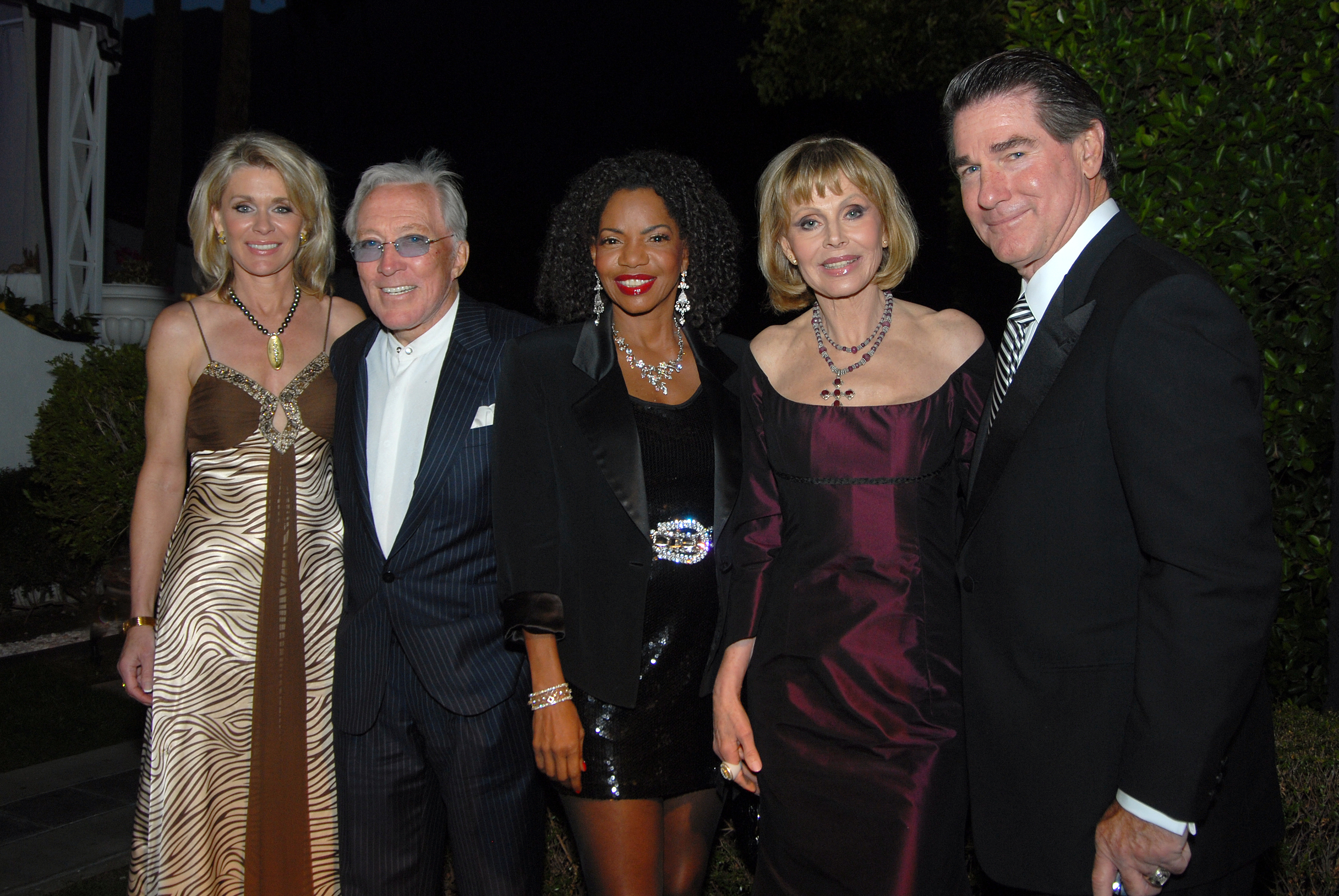 Denise DuBarry, Andy Williams, Melba Moore, Britt Ekland, Steve Garvey