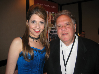 Ellen Dubin with Maury Chaykin at the Mirror Ball (2006) to raise money for Sick Kids Hospital, Toronto