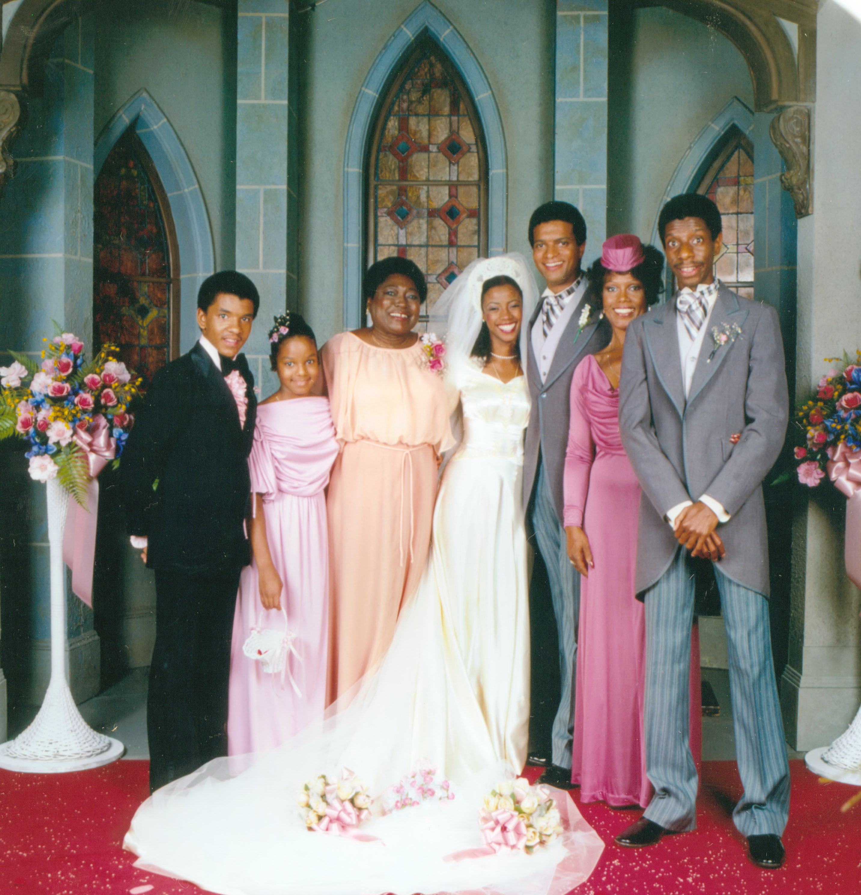 Still of Janet Jackson, Ralph Carter, Ja'net DuBois, Ben Powers, Esther Rolle, BernNadette Stanis and Jimmie Walker in Good Times (1974)