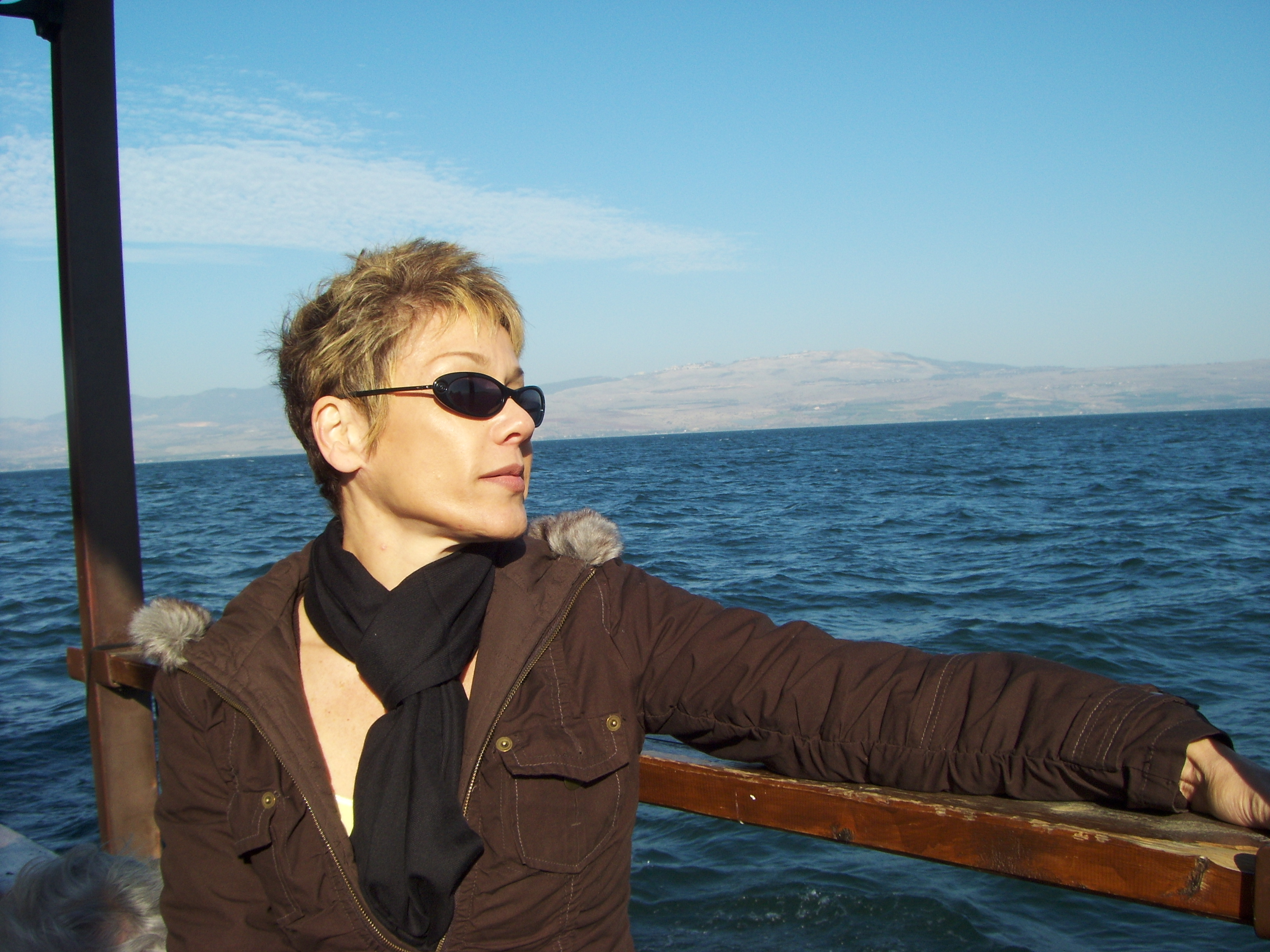 On the Sea of Galilee in Israel