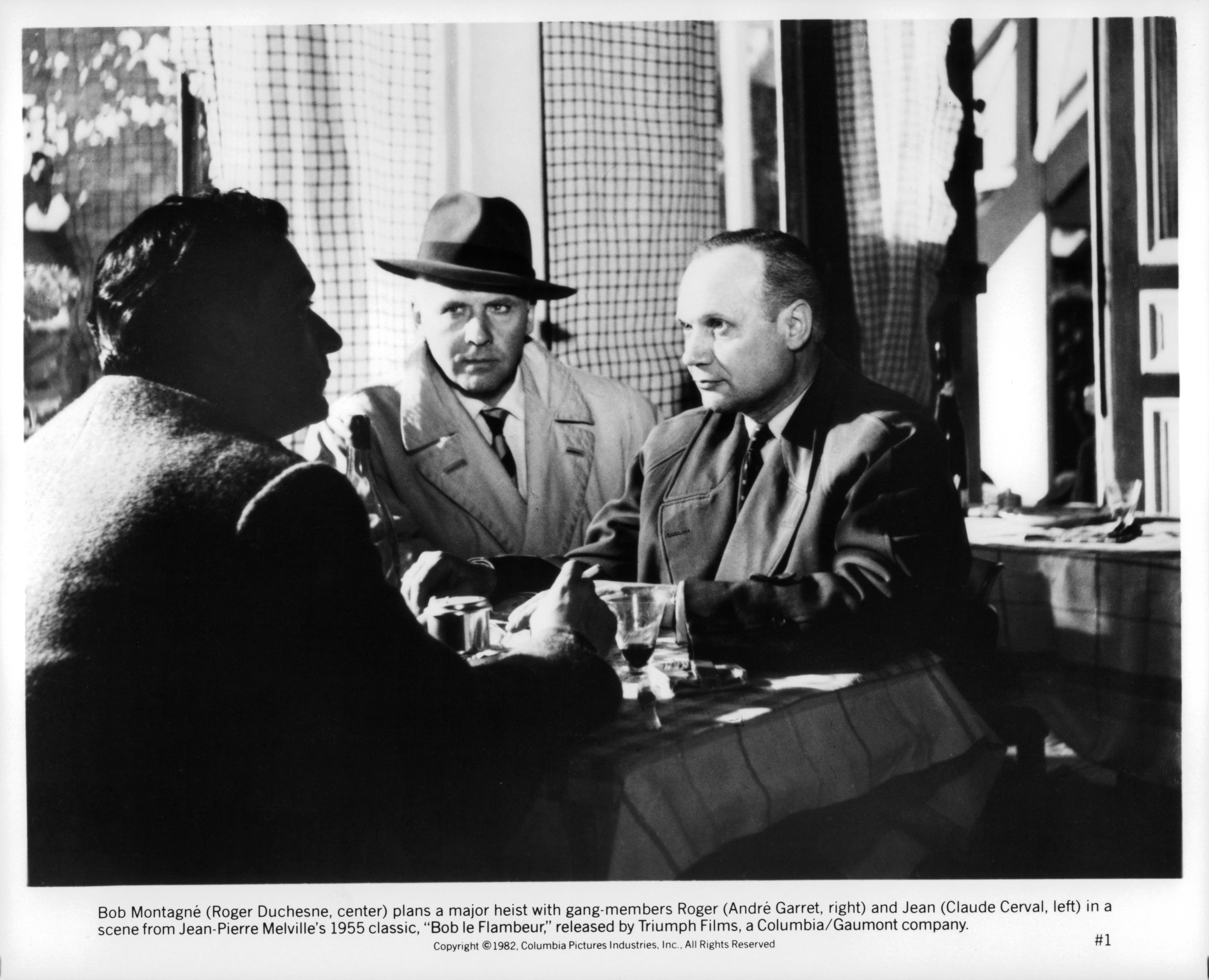 Still of André, Claude Cerval and Roger Duchesne in Bob le flambeur (1956)