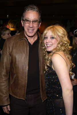 Tim Allen and Hilary Duff at event of The Lizzie McGuire Movie (2003)