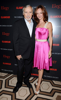 Dennis Hopper and Victoria Duffy at event of Elegy (2008)