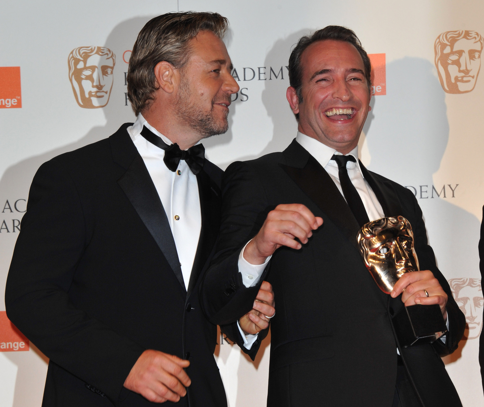 Russell Crowe and Jean Dujardin