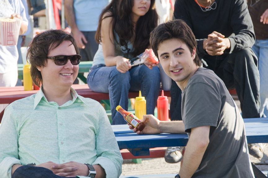 Still of Clark Duke and Josh Zuckerman in Sex Drive (2008)