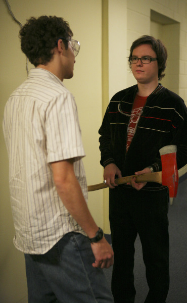 Still of Clark Duke and Jacob Zachar in Greek (2007)