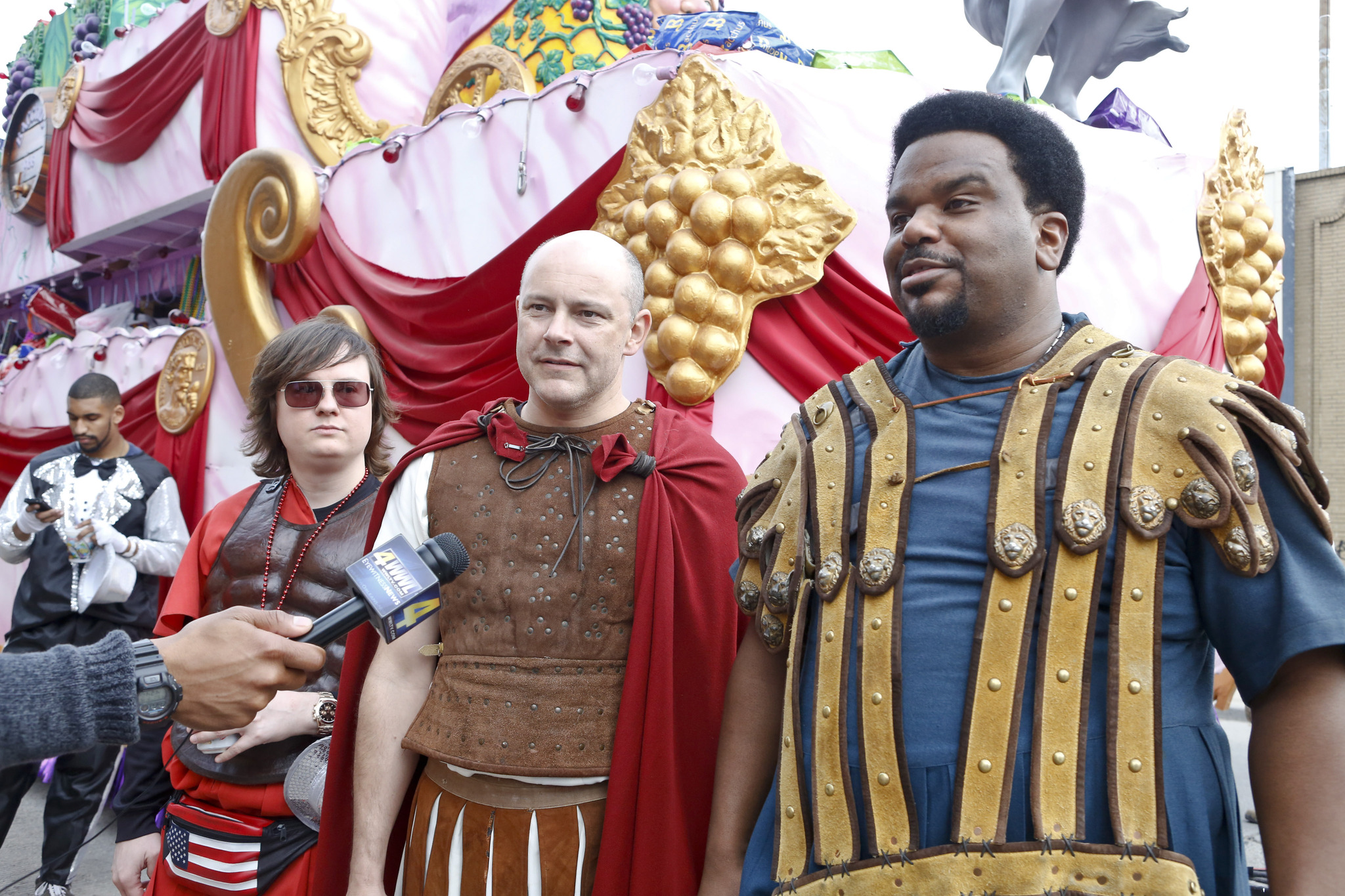 Clark Duke, Craig Robinson and Rob Corddry at event of Hot Tub Time Machine 2 (2015)