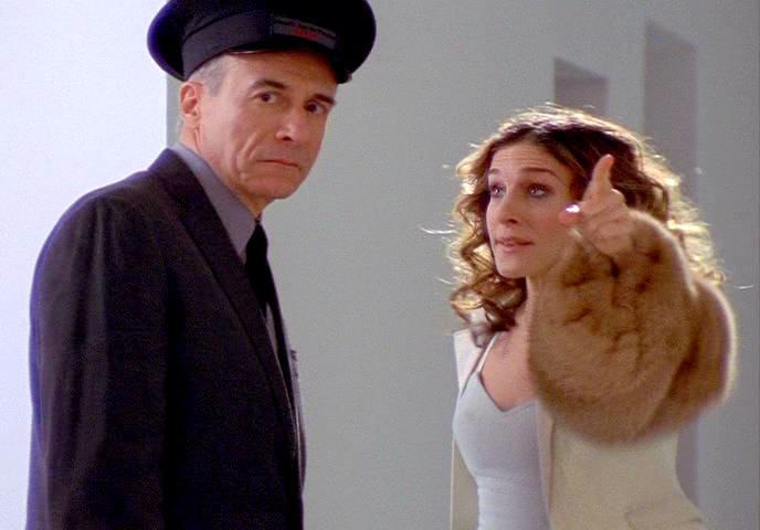 As the Museum Guard with Sarah Jessica Parker in the final episode of 'Sex And The City'.