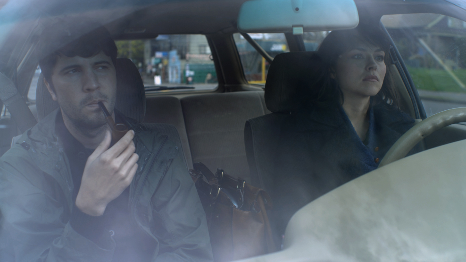 Still of Cris Lankenau and Trieste Kelly Dunn in Cold Weather