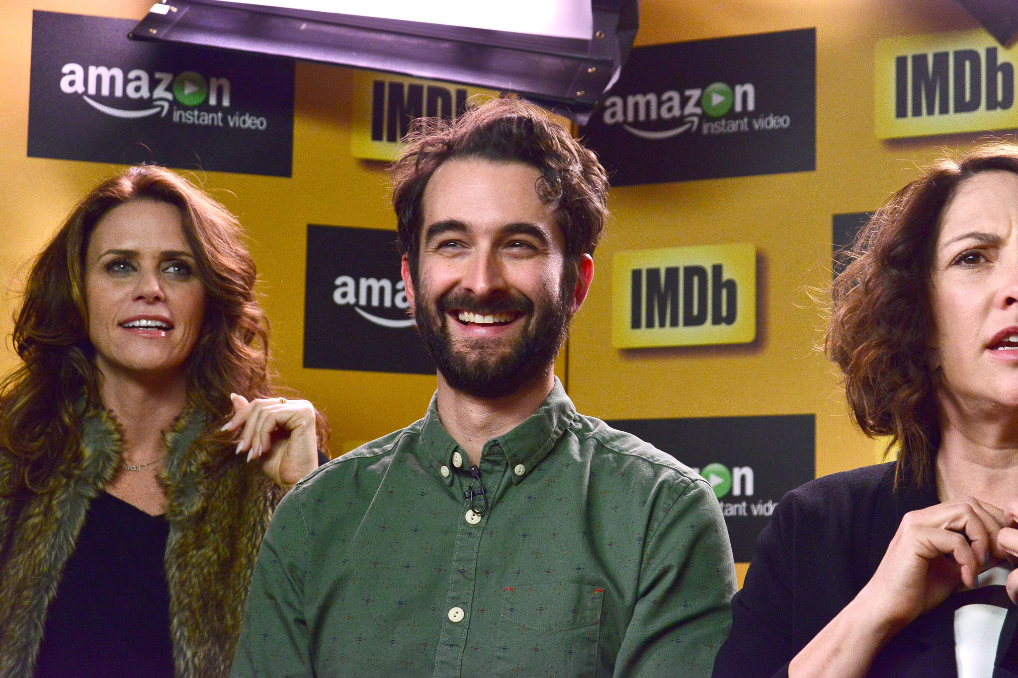 Jay Duplass, Amy Landecker and Jill Soloway at event of IMDb & AIV Studio at Sundance (2015)