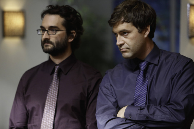 Still of Jay Duplass and Mark Duplass in The Mindy Project (2012)