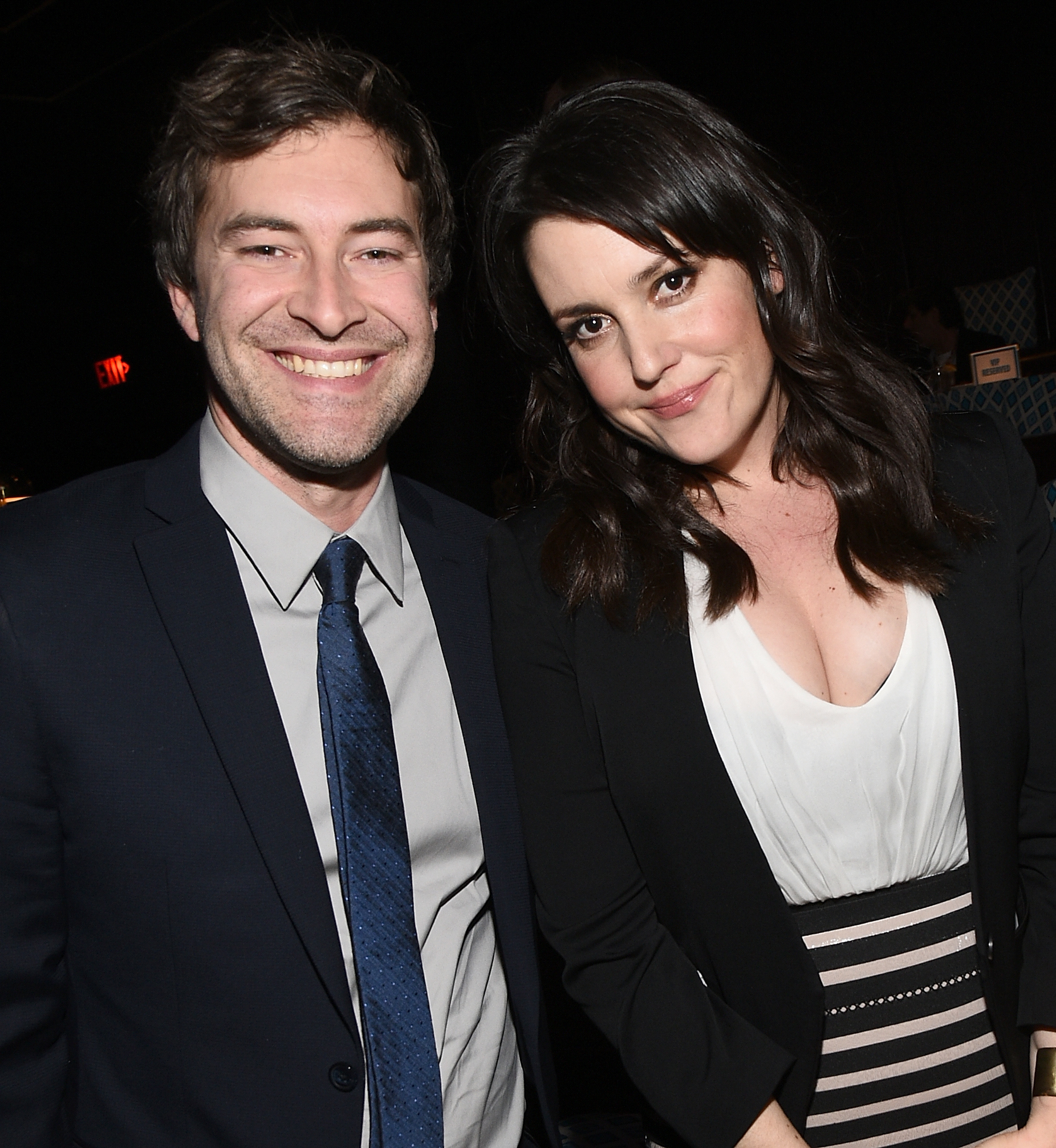 Melanie Lynskey and Mark Duplass at event of Togetherness (2015)